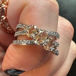 Bomb Party Cross my Heart Ring RBP5532 size 7